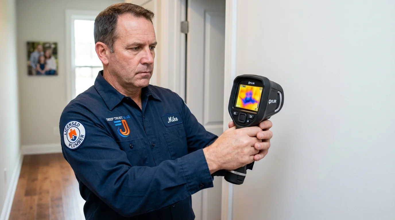 Thermal imaging leak detection by Johns Plumbing LLC in La Feria
